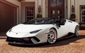 Lamborghini Huracan Performante Spyder by Exotic Car Hacks on ADW.1 Wheels (ADV10 M.V2 CS) 2018 года